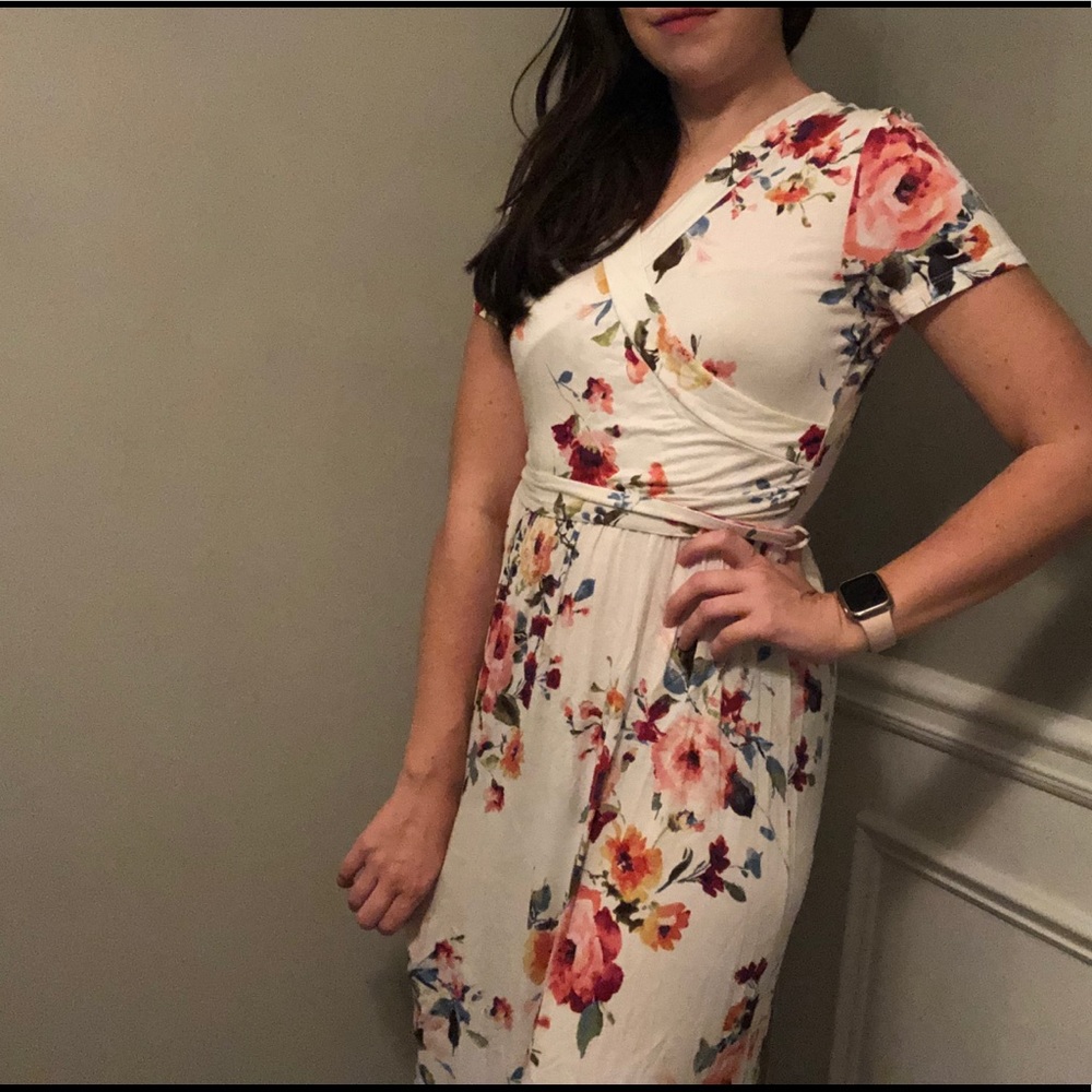 7th Ray Floral Maxi Dress